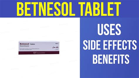 BETNESOL TABLET Benefits Side Effect Uses More In Urdu Hindi Dr