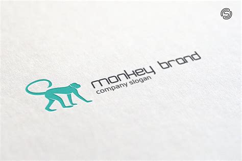 Monkey Brand Logo Template By sarten | TheHungryJPEG.com