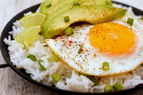 rice bowl with fried egg