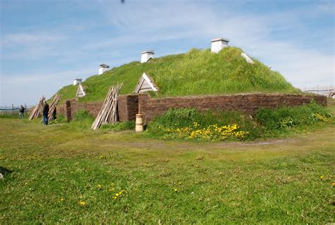 A Viking Settlement From Ad At L Anse Aux Meadows Newfoundland