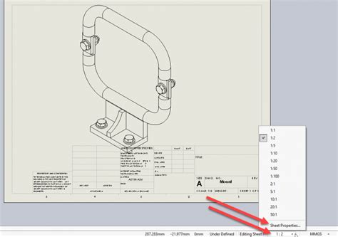 Solidworks Custom Scales For Drawing Sheets And Views