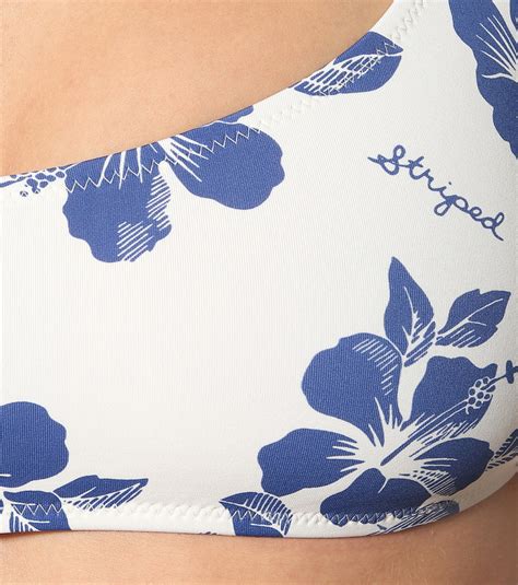 Solid Striped The Elle Floral Bikini Top Solid And Striped