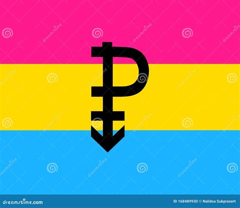 Pansexual Lgbtq Pride Flag Symbol Stock Illustration Illustration Of Freedom Diversity