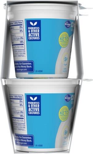 Kroger Carbmaster Vanilla Low Fat Yogurt Cups 24 Oz Kroger