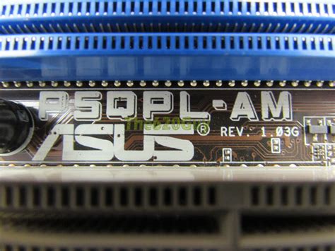 Asus P5QPL-AM REV 1.03G Motherboard + Pentium DC E6600 3.06GHz CPU ...