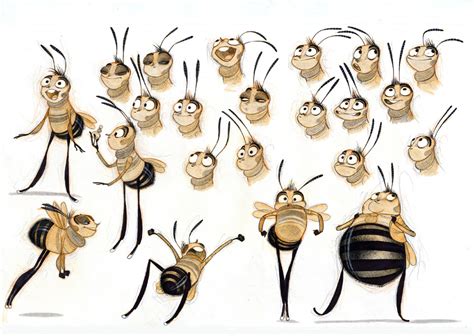 Living Lines Library: Bee Movie (2007) - Concept Art