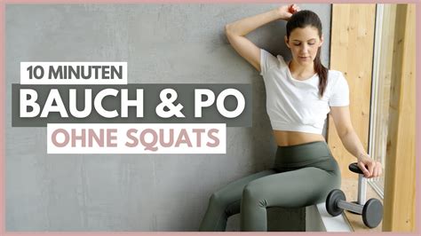 Booty And Abs Ohne Squats 10 Min Bauch And Po Workout Mit Zusatzgewichten Knieschonend Tina