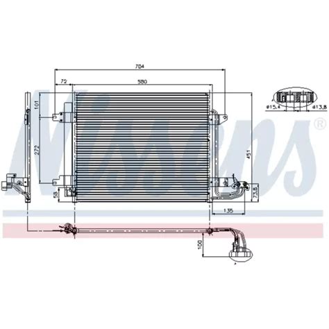 CONDENSATEUR CLIMATISATION AVEC Sèche linge pour VW Touran 1T1 1T2