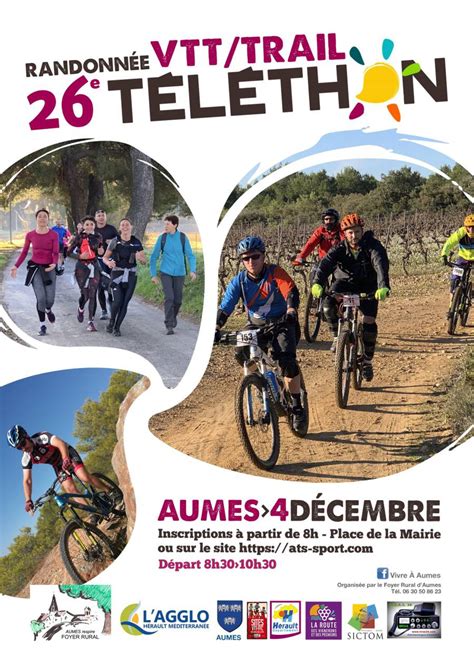 Aumes Rando Vtt Aumes Pour Le T L Thon Les Inscriptions Sont