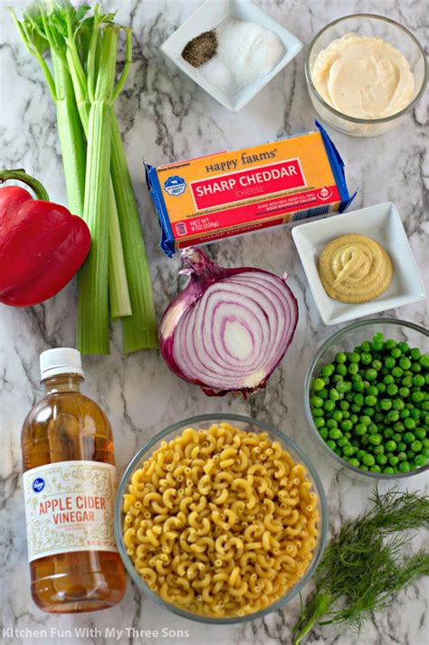 Easy Macaroni Salad Recipe Kitchen Fun With My Sons