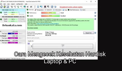 Cara Mengecek Kesehatan Hardisk Laptop PC BebasKata