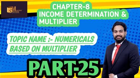 Numericals Based On Multiplier Chapter Income Determination And