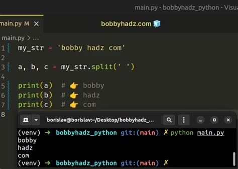 Split A String Into Multiple Variables In Python Bobbyhadz