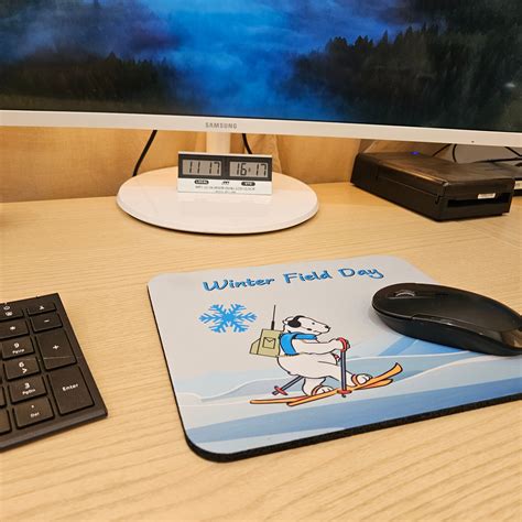 Winter Field Day Mouse Pad Ham Radio Mouse Pad Amateur Radio Mousepad