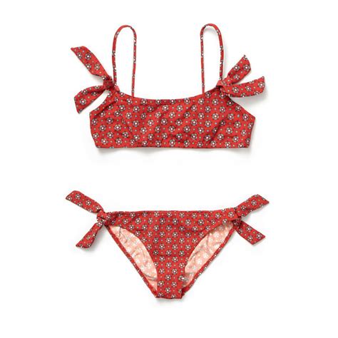 FLOR ROJO Bikini Top