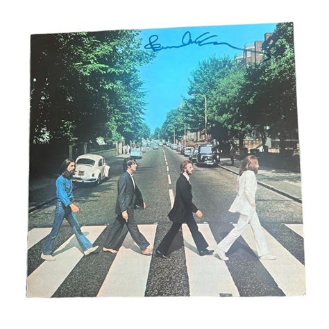 At Auction The Beatles Paul Mccartney Signed Abbey Road Vinyl Lp