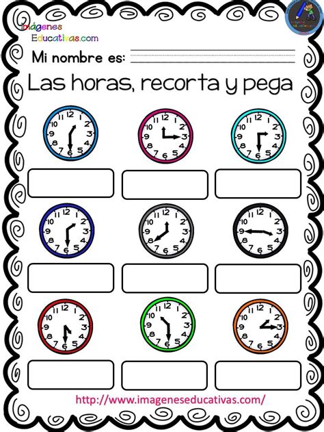 Dominó Con Relojes Ideales Para Aprender Las Horas Imagenes