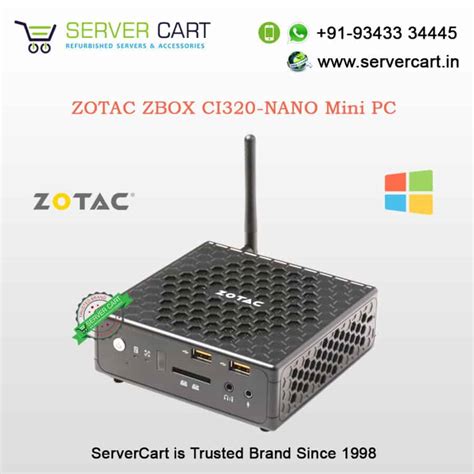 Zotac ZBOX CI320 NANO Mini Desktop PC - ServerCart