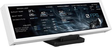 Inch Computer Temp Monitor Pc Sensor Panel Display X Hz