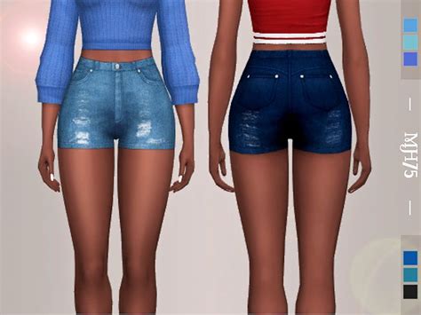 Tight Hotpant Denim Shorts Found In TSR Category Sims 4 Female