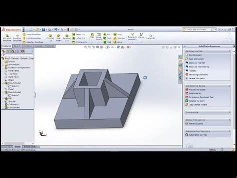 Solidworks Tutorial Rib Youtube