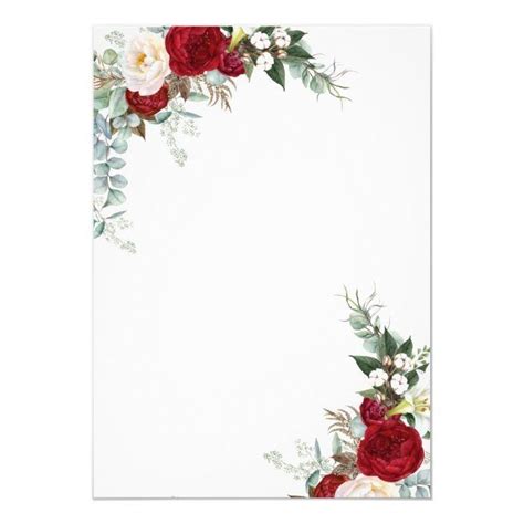 Mi Boda Floral Cards Design Create Your Own Invitations Flower