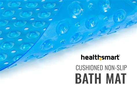 Healthsmart Bath Mat Extra Large No Slip Shower And Bathtub Mat With Suction Cups And