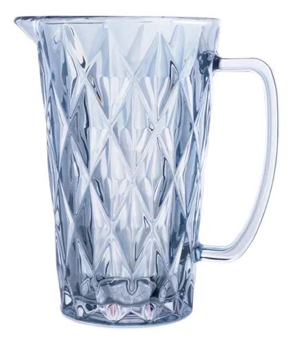 Jarra Vidro Diamond 1l Azul Diamante Água Suco Drink Buffet MercadoLivre