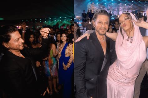 Shah Rukh Khan Dances With Rihanna But Navya Nandas Expression Grabs