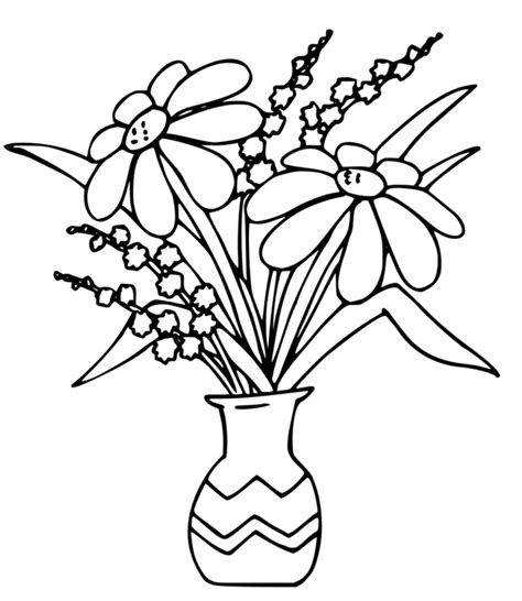 Coloriage Bouquet De Fleurs A Imprimer Gratuit Id Es De Coloriage