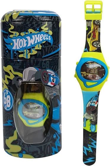 Hot Wheels Relógio Digital no Cofrinho Barão Relógio Infantil