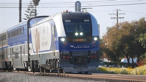 Fast Mph Amtrak Trains In Carlsbad Youtube