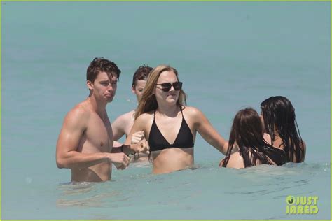 Patrick Schwarzenegger Shirtless Spring Break In Miami Photo