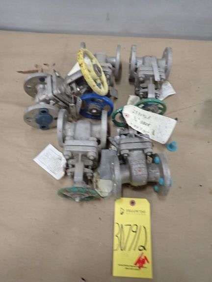 Lot Of Assorted Gate Valves Yellow Tag Auctions