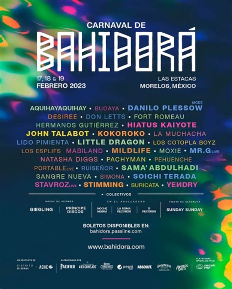 Bahidorá 2023: ¿A qué hora empieza el mejor festival en Las Estacas ...