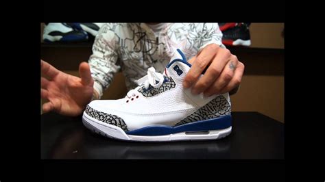 True Blue 3s On Feet