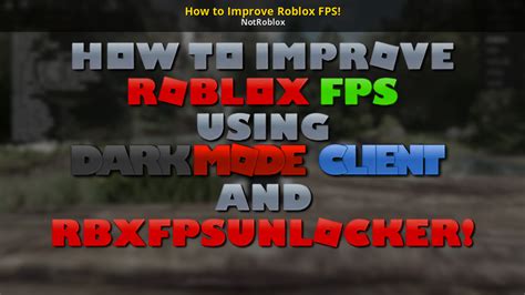 How to Improve Roblox FPS! [Roblox] [Tutorials]