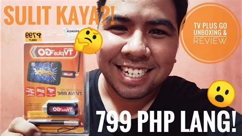 Sulit Ba Ang TVplus Go Unboxing Review YouTube