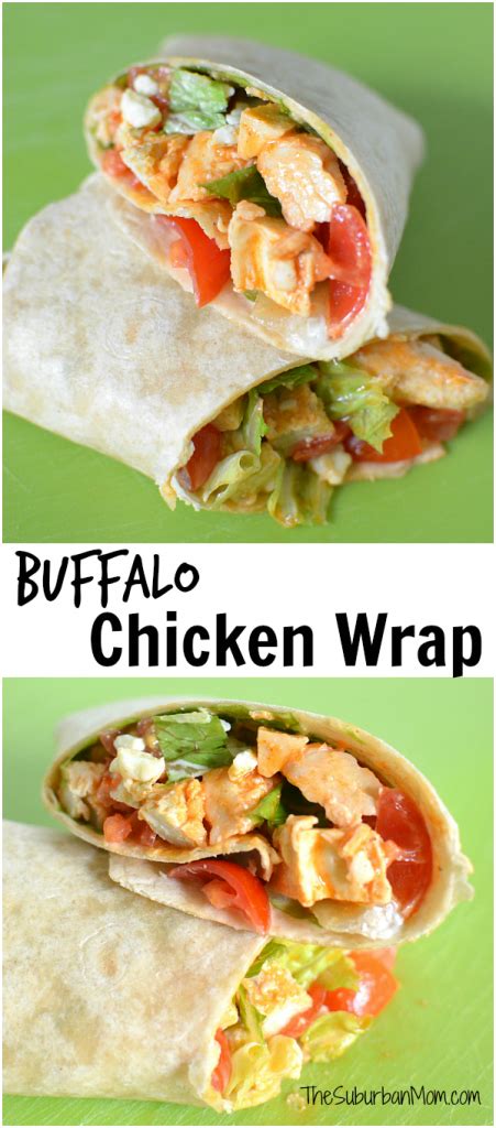 Buffalo Chicken Wrap Recipe The Suburban Mom