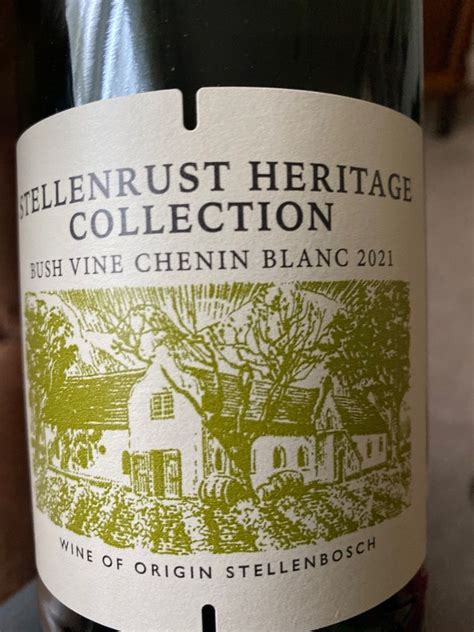 Stellenrust Chenin Blanc Heritage Collection Bush Vine South