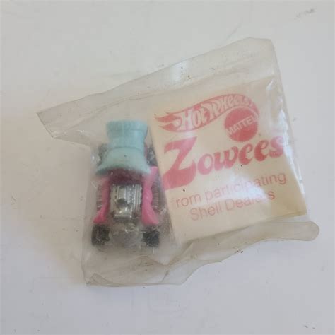 Vintage 1972 Shell Promotional Hot Wheels Zowees Original Package Mint Baby Buggy From An 8