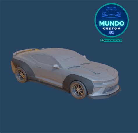 Bodykit Chevrolet Camaro Hot Wheels Mundo Custom D