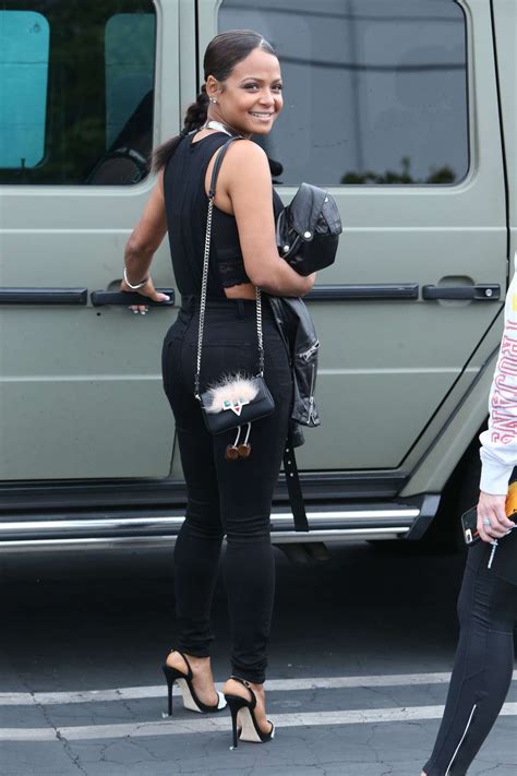 Christina Milian In Black Ripped Jeans 03 Gotceleb