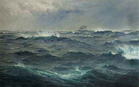 Rough Weather in the Mediterranean - Henry Moore 1874 British 1831-1895 ...