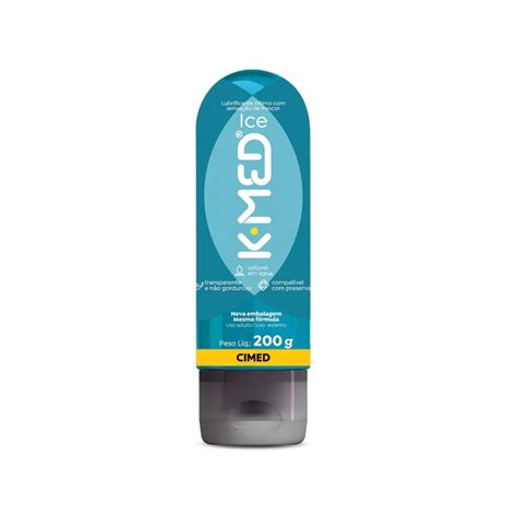 K Med Ice Lubrificante Íntimo Refrescante 200ml Cimed Lolla Sex Shop