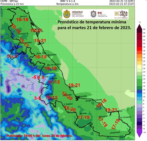 Meteorolog Aspcver On Twitter Comparaci N De Temperatura M Nima C