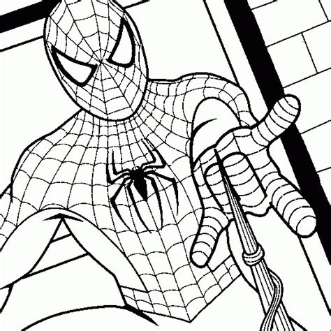 Spiderman Coloring Spiderman Colouring Book Pages To Print And Colour