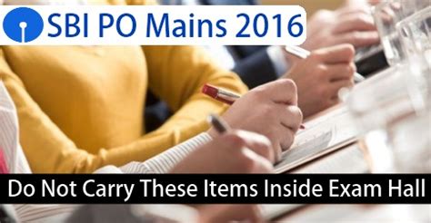 SBI PO Main Exam 2016