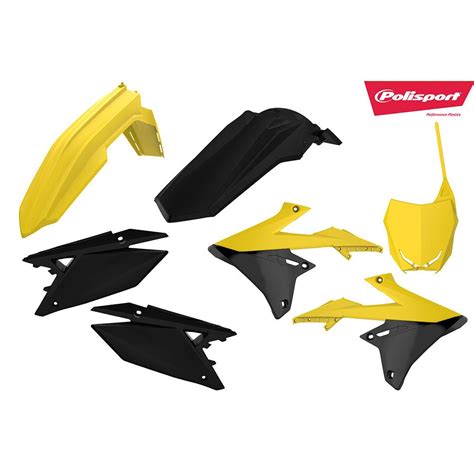 POLISPORT MX KIT SUZUKI RM-Z250 19-24/RM-Z450 18-24 - YELLOW/BLACK ...