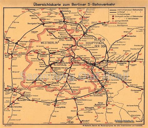 Netzplan Der S Bahn Berlin Von 1964 S Bahn Galerie De